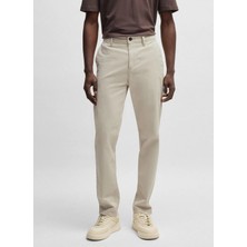 Boss Bej Erkek Tapered Fit Chino Pantolon Chino_tapered
