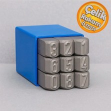 Gfb 6785 6 mm Çelik Rakam Takımı 6 mm Metal