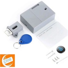 Gjob Görünmez Akıllı Şifreli Kilit: Çekmeceler, Dolaplar Için Entegre Edilebilir, Pil Yok, Mavi Kartlı, Abs Malzeme, Gizli Kilit Fonksiyonu Diğer