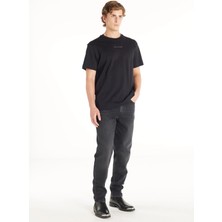 Ted Baker Normal Bel Slim Tapered Paça Tapered Fit Füme Erkek Pantolon TBMRDN1018