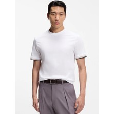 Boss Beyaz Erkek Polo T-Shirt PE_INTERLOCK_50520109