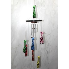 Emh Store Ahşap Zürafali Rüzgar Çani Sayang:3 - Lisinya