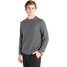 Ted Baker Pike Desenli Antrasit Erkek Polo T-Shirt TBMRKW1091