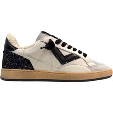4B12 Siyah - Beyaz Kadın Sneaker PLAYNEW-D226