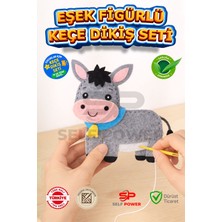 Self Power 1 Adet Keçe Dikiş Eşek Keçe Dikiş Kiti Ip Iğne Elyaf Dahil