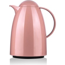 İntora 1 Lt Isı Yalıtımlı Çay Soğuk Su Termosu Kremit (12 Saat Sıcak Tutar& Içi Camdır)