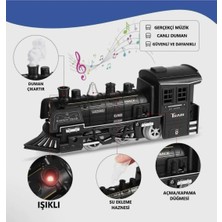 Vardem Işıklı ve Sesli Buhar Çıkartan Tren Set 15 Parça