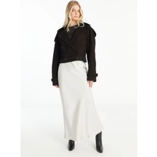 Ted Baker Ekru Kadın Normal Etek TBWRSK1016