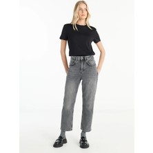 Ted Baker Normal Bel Tapered Fit Antrasit Kadın Pantolon TBWRDN1036