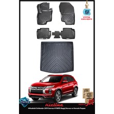 Rizline Mitsubishi Outlander 2019 Sonrası Hybrid Bagaj Havuzu ve Havuzlu Paspas