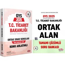Editör Yayınları Data 2025 Gys Ticaret Bakanlığı Orak Sınav Konuları Görevde Yükselme Konu Anlatımlı Soru Bankası