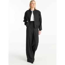 Ted Baker Normal Bel Rahat Antrasit Kadın Pantolon TBWRTR1013-2