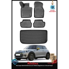 Rizline Mini Cooper Elektrikli 2021 Sonrası Alt Bagaj Bagaj Havuzu ve Havuzlu Paspas
