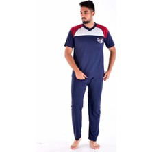 Pemilo Erkek  865 Süprem Kısa Kol Pijama Takımı