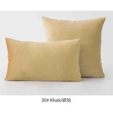 Ayzen Home 2li Kadıfe Kırlent Kılıfı Düz Renk