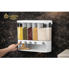 Larens Store V5 5 Bölmeli Bakliyat Saklama Kabı