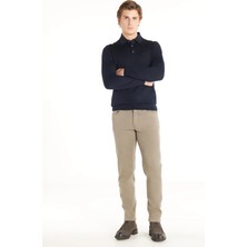 Ted Baker Normal Bel Normal Paça Slim Fit Vizon Erkek Pantolon TBMRTR1045