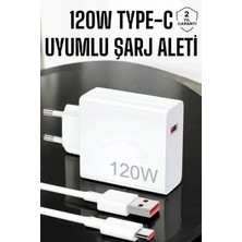 Marsilyan 120W Şarj Aleti Type-C Uyumlu Turbo Şarj Aleti