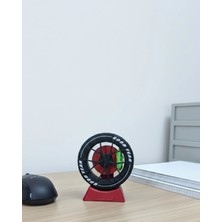 Marsilyan Jant Tasarımlı Masa Üstü Ofis Dekoru Spor Tasarım Aksesuar