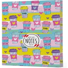 Epilons Kahve 10 - Yan Boyamalı Çizgili Defter