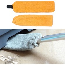 Epilons Saplı Mikrofiber Başlıklı Girintili Yüzey Temizleme Mopu Toz Alma Fırçası