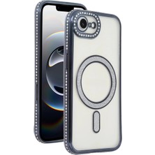 AyrStore Iphone 16E Joke Simli Magneticsafe Kılıf - Siyah