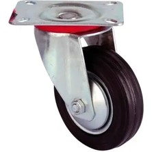 Nexgen Servis Tekeri - Tablalı Siyah Döner - Çap 150 mm