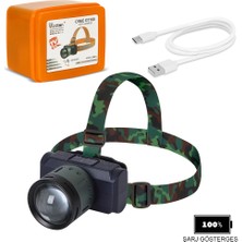 LTG Nova 4200 Lümen Şarjli Sensörlü Göstergeli̇ Kafa Lambasi Watton WT-719