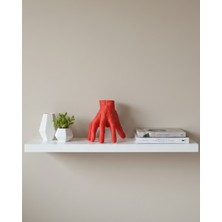 LTG Nova 3D Kırmızı El Biblo 17X16 cm Sanatsal Dikkat Çekici Dekor