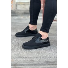 Epilons Kömür Rugan Triko Erkek Ayakkabı