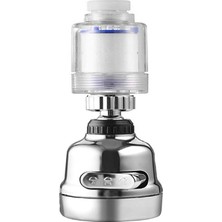 Epilons Filtreli Krom 3 Fonksiyonlu Oynar Musluk Başlığı - 360 Derece Dönebilen