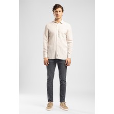Lee Cooper Russo Erkek Regular Fit Uzun Kol Gömlek Beyaz