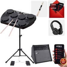 Midex DDX-105-70AMP 70W Amfili Dijital Davul Elektronik Bateri Seti