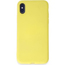 AyrStore Iphone x Kılıf First Silikon - Sarı