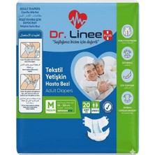 Dr. Linee Tekstil Yüzey Belbantlı Yetişkin Hasta Bezi Large