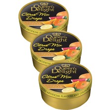 Queen's Delight Queens Delight Citrus Mix (Narenciye Karışımı) Şeker 150 gr x 3 Adet