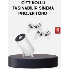 Derin Stok Kablosuz Projeksiyon 4K Destekli Hdmı USB Oyun Uyumlu