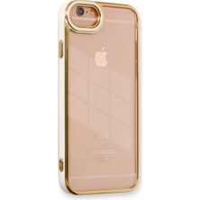 AyrStore Iphone 6 Kılıf Liva Lens Silikon - Beyaz