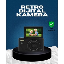Derin Stok 5k UHD Dijital Kamera 75MP Sensör 18X Zoom Stabilizasyonlu