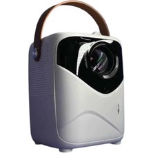 Derin Stok Projeksiyon Ev Sineması Bluetooth 4K Hd Kaliteli Görüntü Kumandalı