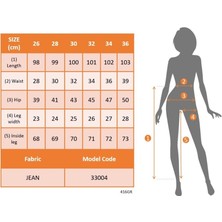 Sidelya Concept Kadın Yüksek Bel Yırtık Detaylı Skinny Kot Pantolon