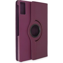 AyrStore Xiaomi Pad 6 Kılıf 360 Tablet Deri Kılıf - Mürdüm