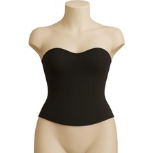 İlkyaz Fashion  Siyah Mı Emay 9155 Terletici Korse Büstiyer