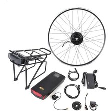Alba 250 Fhf Ön Motor Bagaj Bataryalı Elektrikli Bisiklet Dönüşüm Kiti (36V13AH - 648 Wh Batarya)