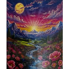 Elegantshop 5d Yapışan Boncuk Mozaik Tablo 40*50 cm XQC87329
