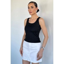 Gülseli Kadın Taş Işlemeli Likralı Bluz P-00020641