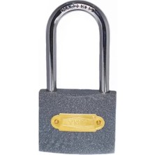 Nexgen Eko Gri Döküm Uzun Kancalı Asma Kilit 38MM