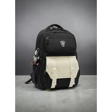 Elegance 0120 Siyah Kore Tarzı Unisex Ilkokul Çocuk Sırt Çantası