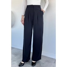 Gülseli Kadın Pileli Bol Paça Pantolon P-00020732