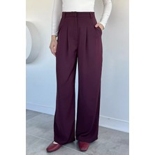 Gülseli Kadın Pileli Bol Paça Pantolon P-00020732